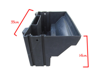 【長方形花墻花盆/立體綠化花盆/墻面綠化花盆】價格,廠家,圖片,花盆、盆景盆,南昌縣東新和平塑料加工廠-